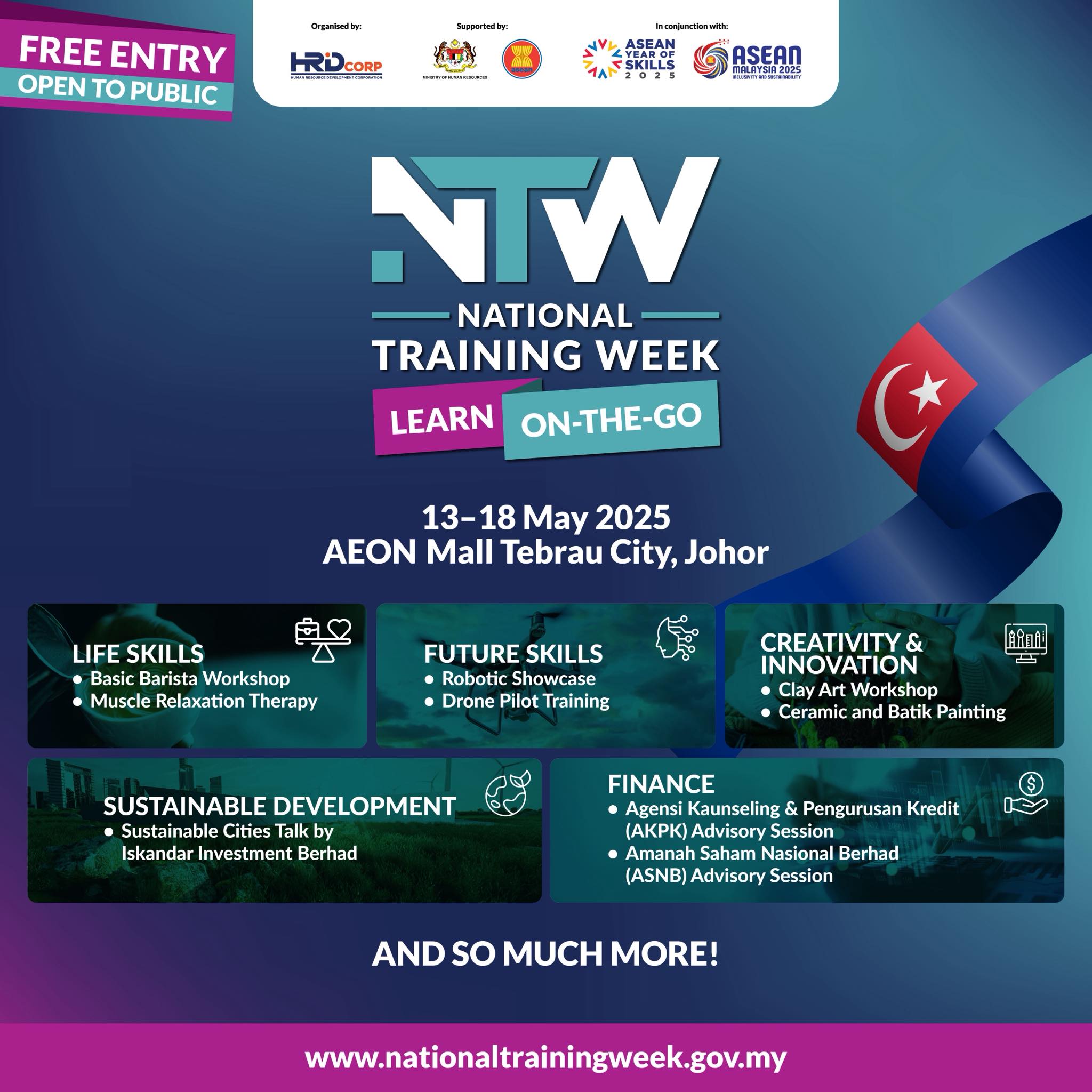HRD - National Training Week (NTW) Learn On-The-Go is coming to JOHOR ...
