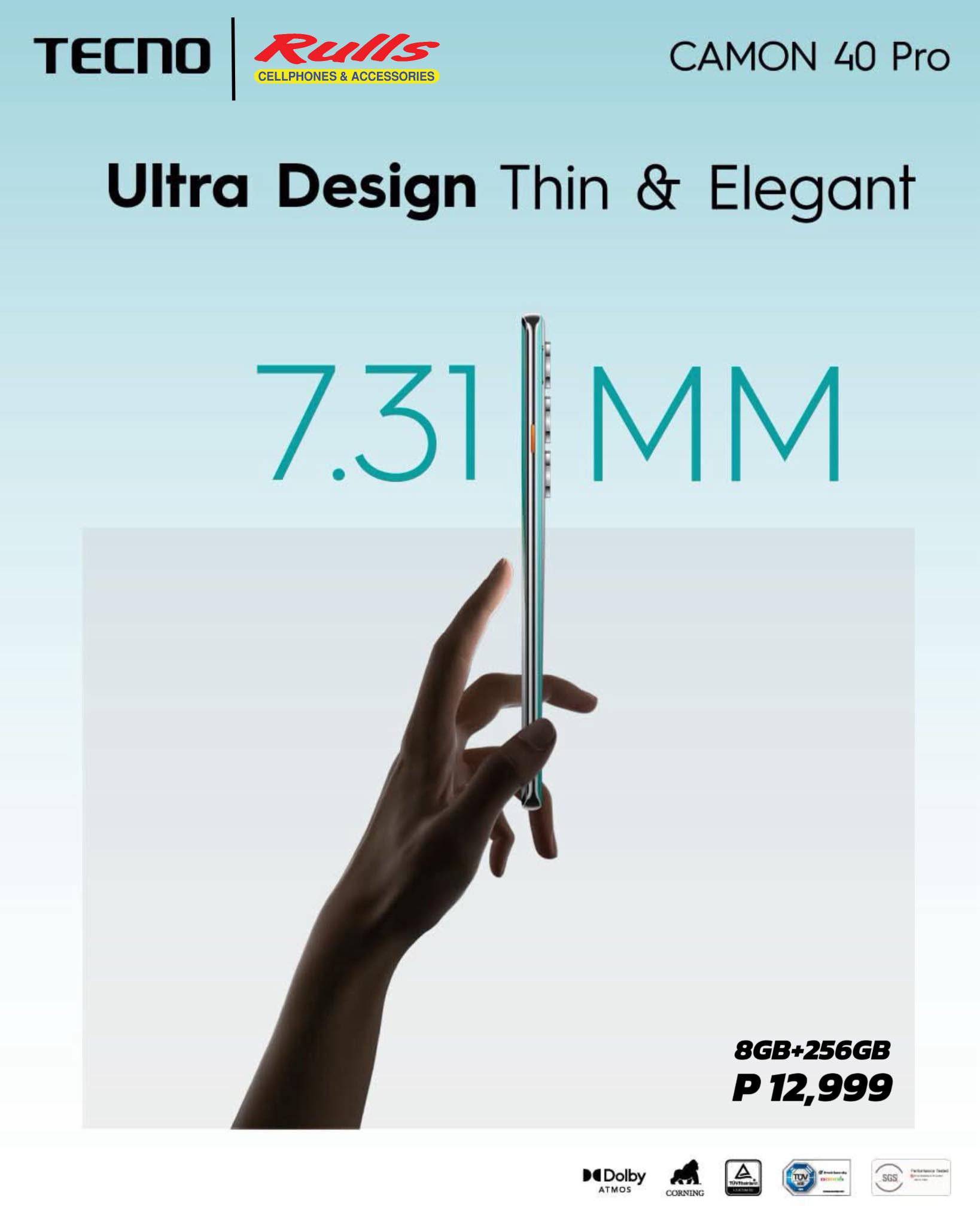 RULLS - Sleek meets sophistication — the TECNO CAMON 40 Pro stuns at ...