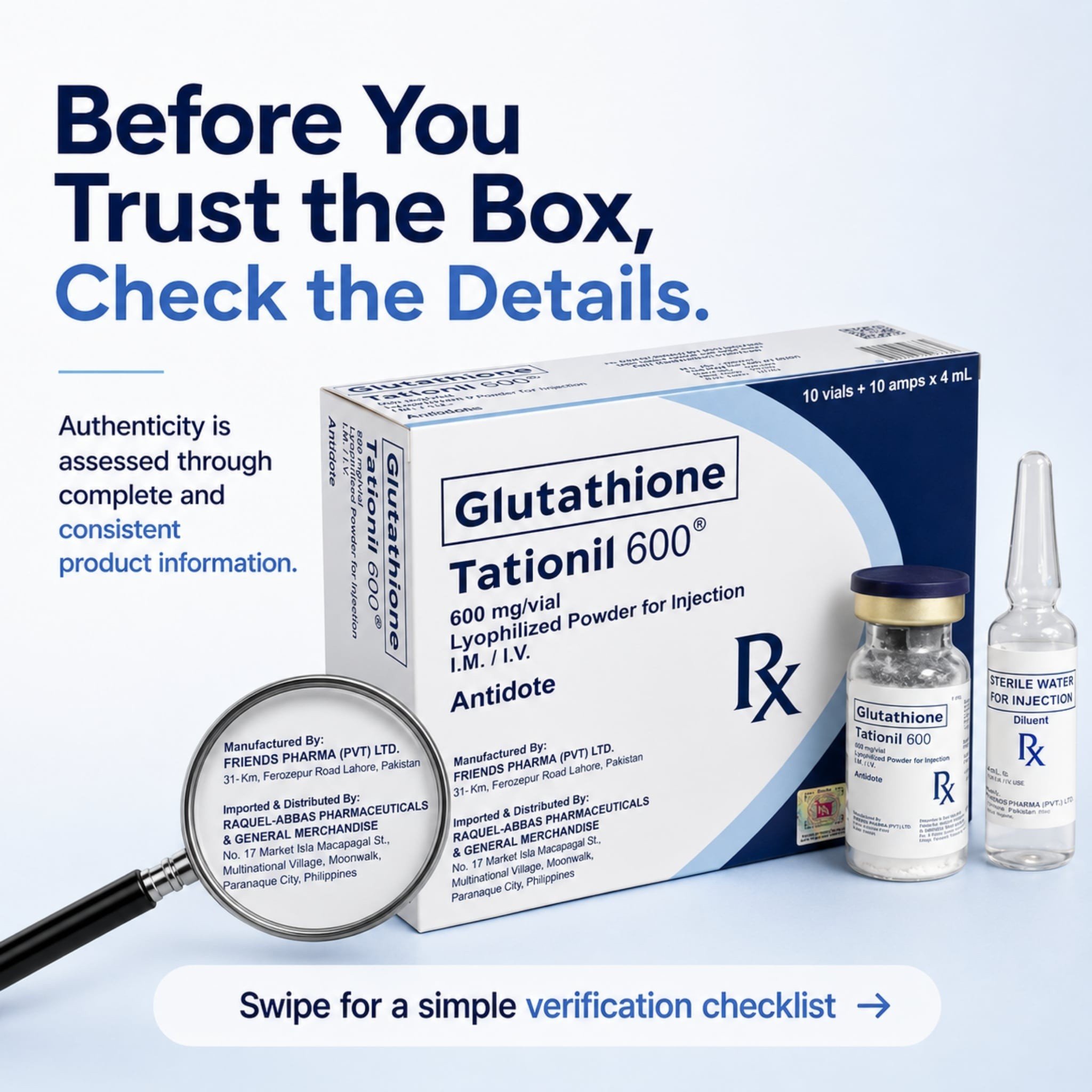 tationil glutathione injection brand 600 NBL Natural Glutathione 500mg