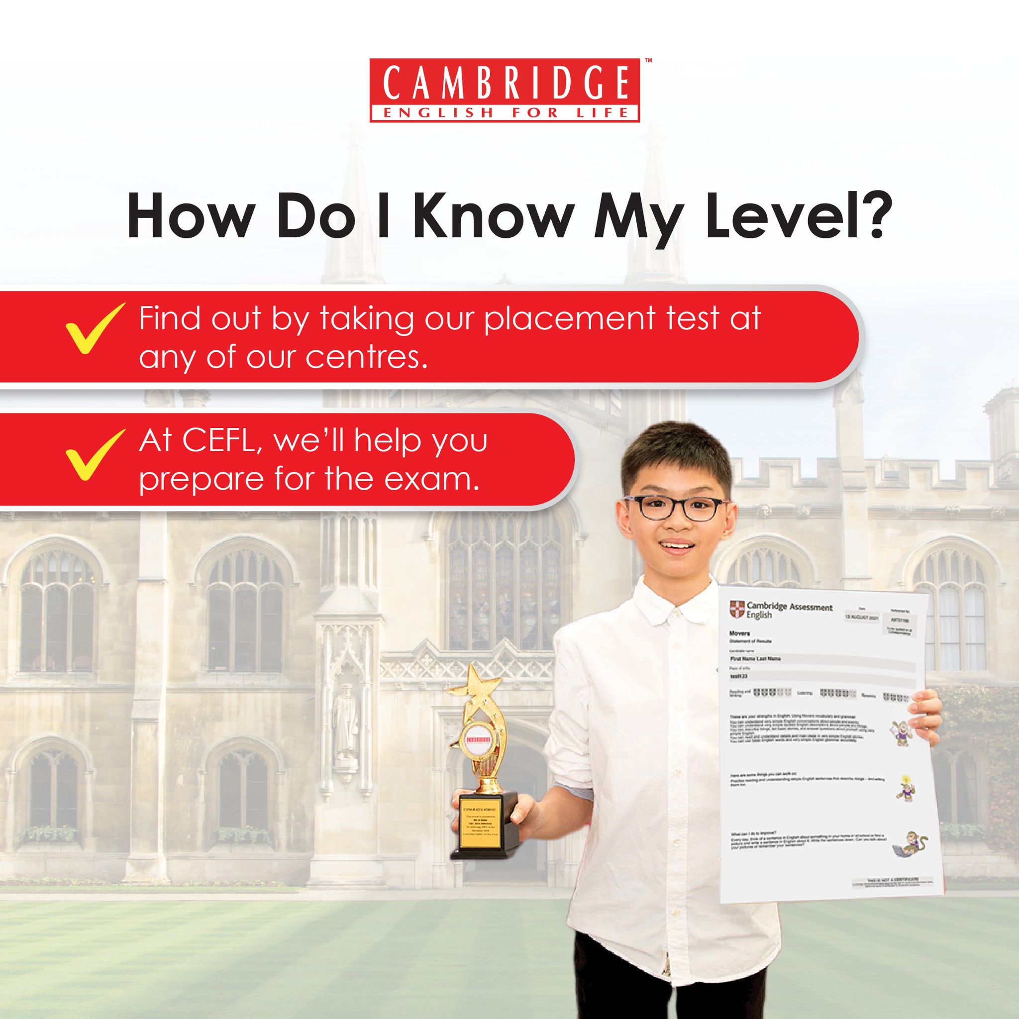 Cambridge English For Life, Raja Uda | Butterworth