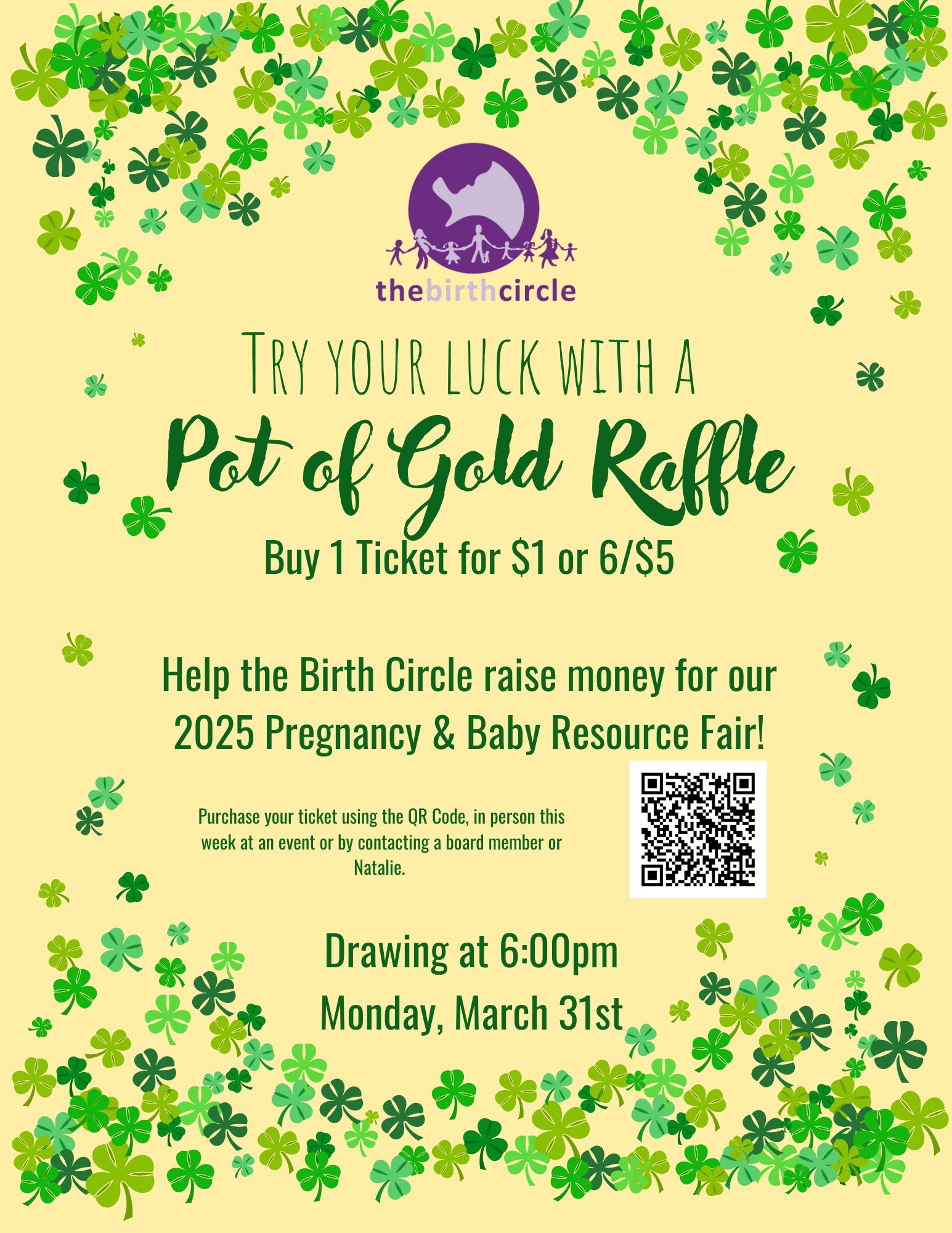 The Birth - 🍀 Pot of Gold Raffle – Try Your Luck! 🍀 The Birth Circle is ...