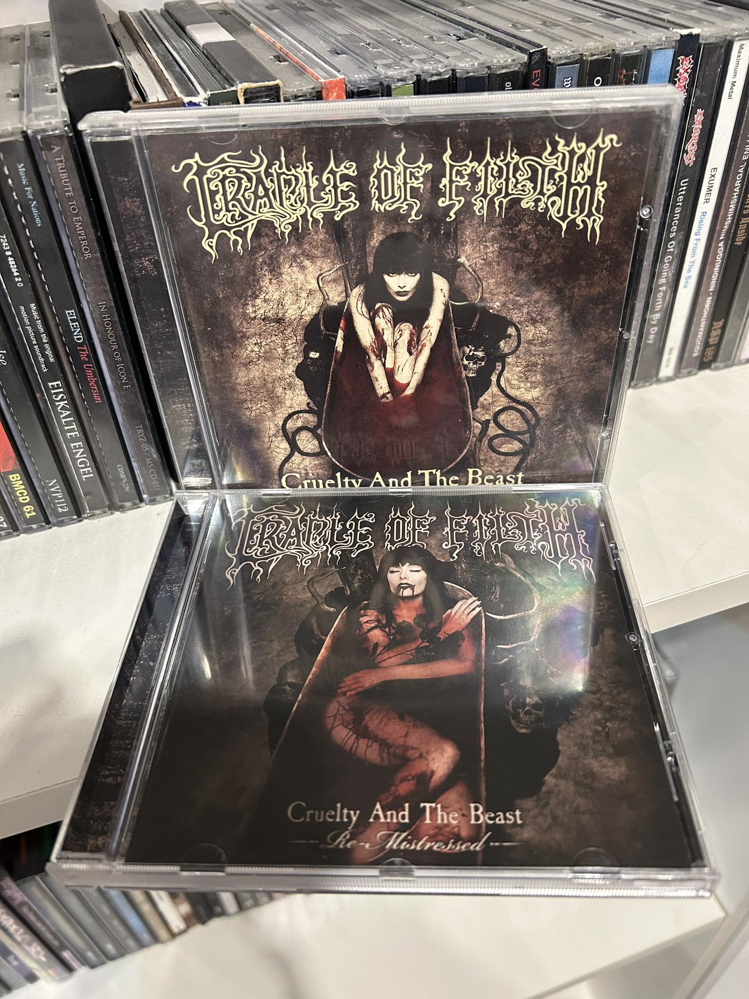 Cruelty and the beast! Throwback? @danifilthfanpage @cradleoffilth