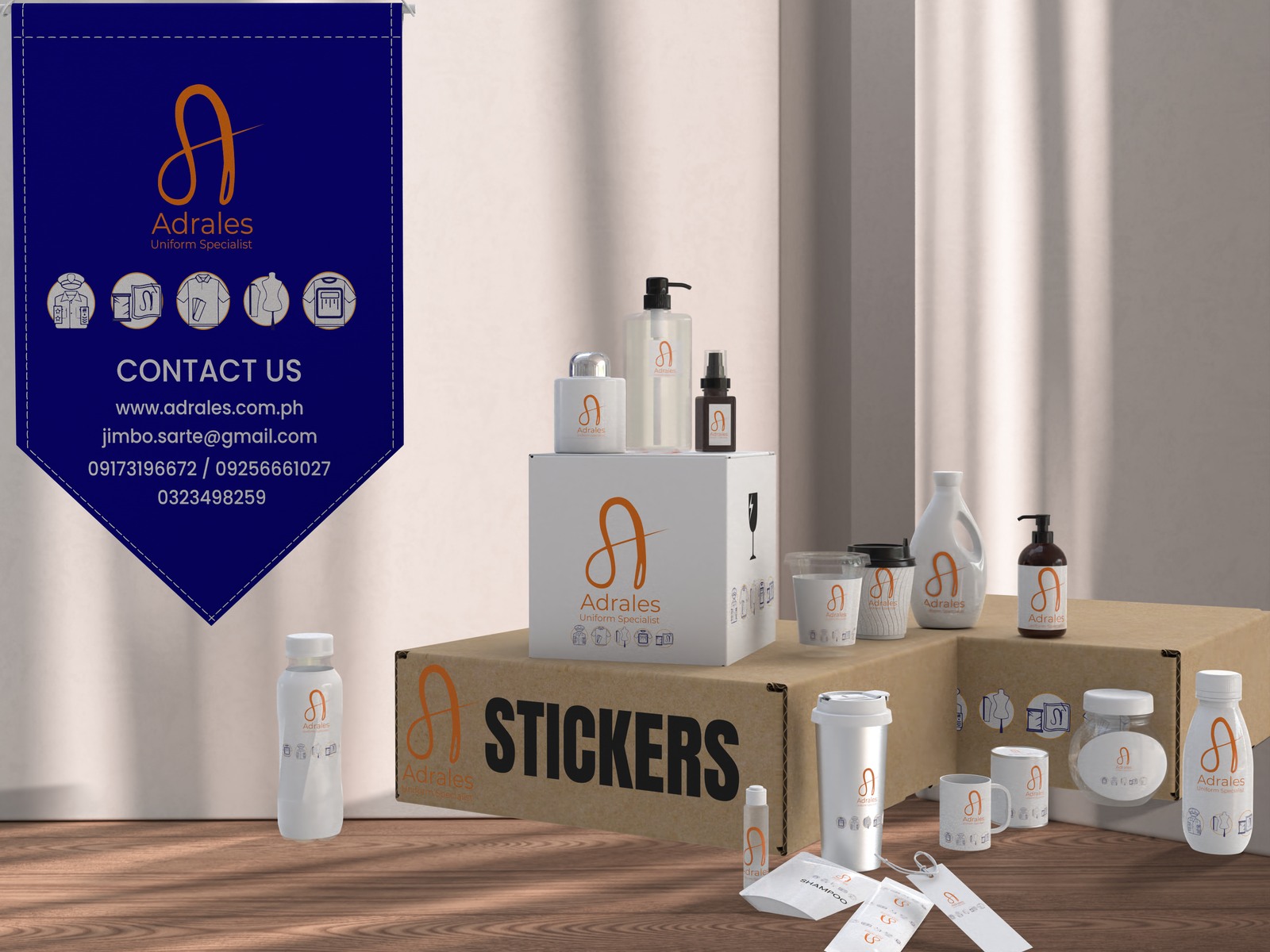 Adrales - More Than Just Uniforms! From bold storefront signs to eye ...