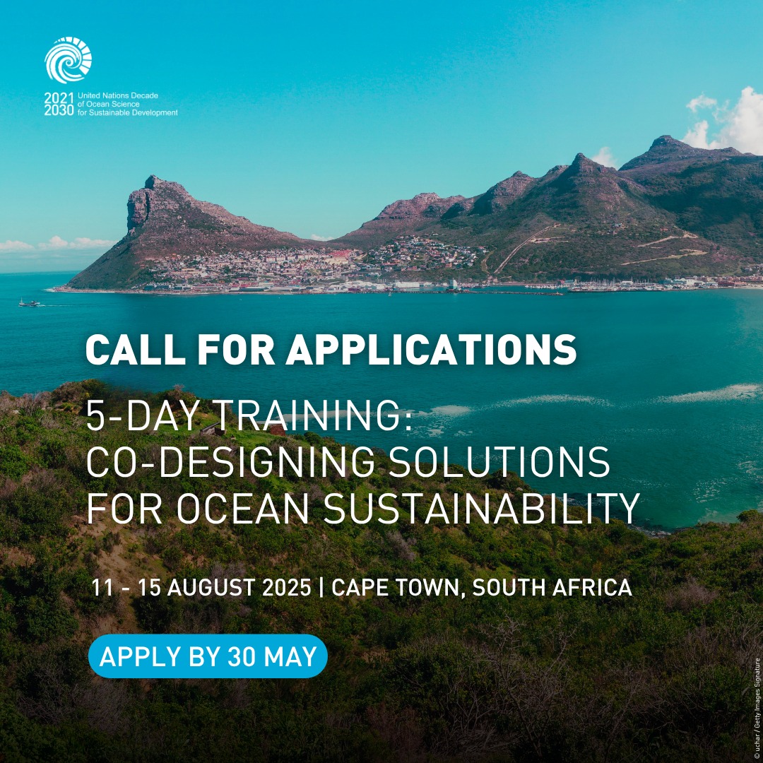 UN Ocean Decade - 🚨 Call for Applications: 5-day training... | Facebook