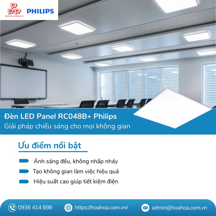 THIẾT BỊ ĐIỆN VIỆT NAM | ĐÈN LED PANEL RC048B+ PHILIPS - GIẢI PHÁP ...