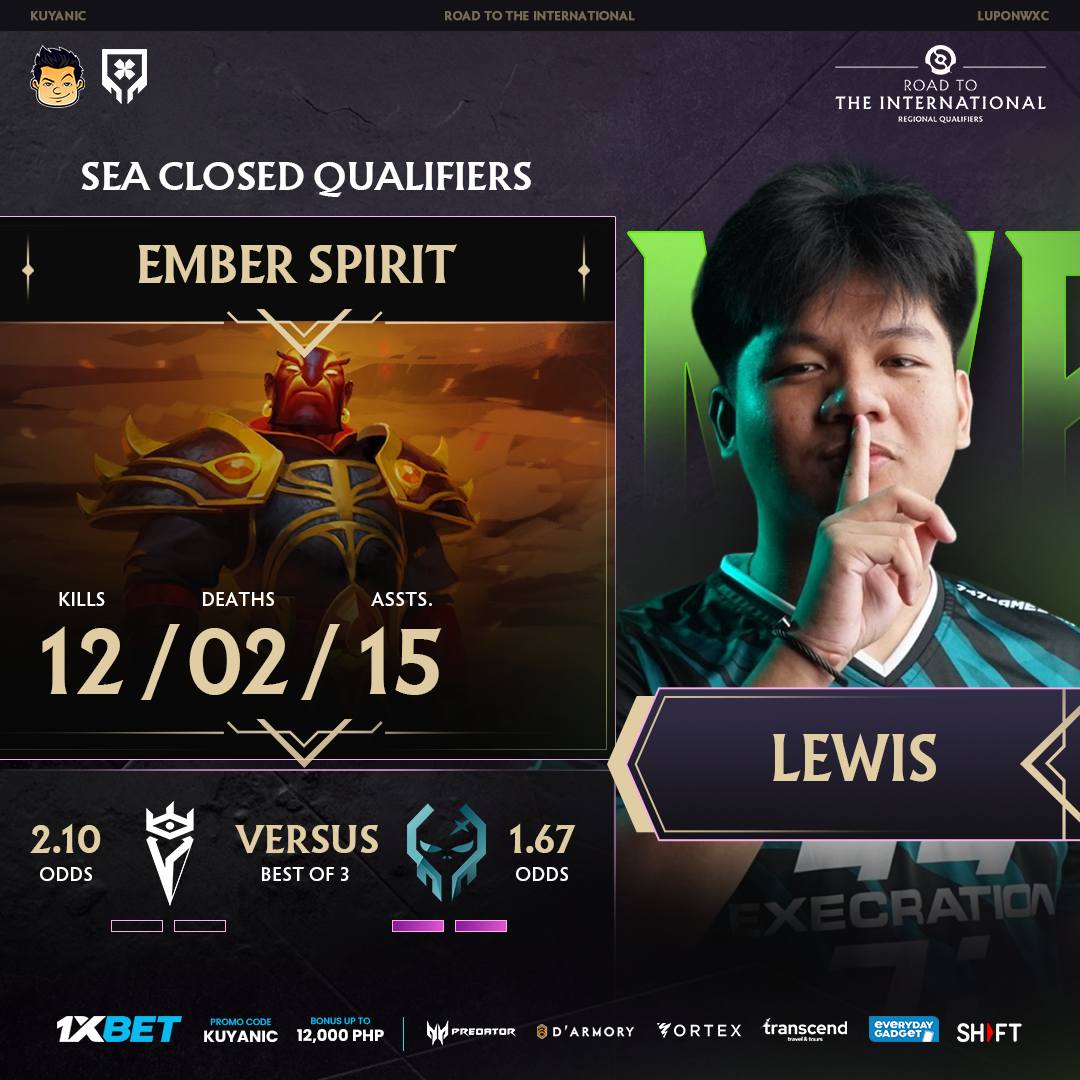 KuyaNic - Lewis took over here in Game 2 mga cer as Execration ...