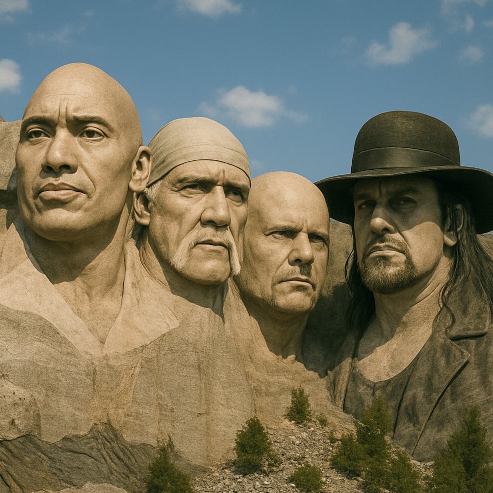 The Mike - #Wrestlemania is this weekend. This is my Mt. Rushmore ...