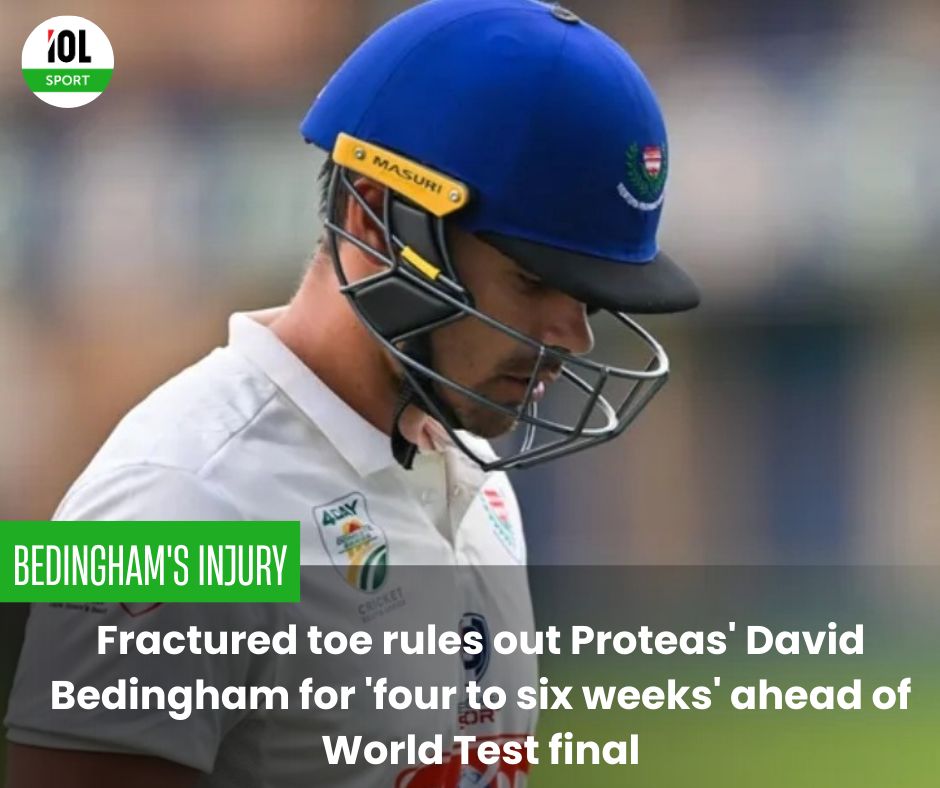 IOL - The Proteas Men’s team have suffered a scare after David ...