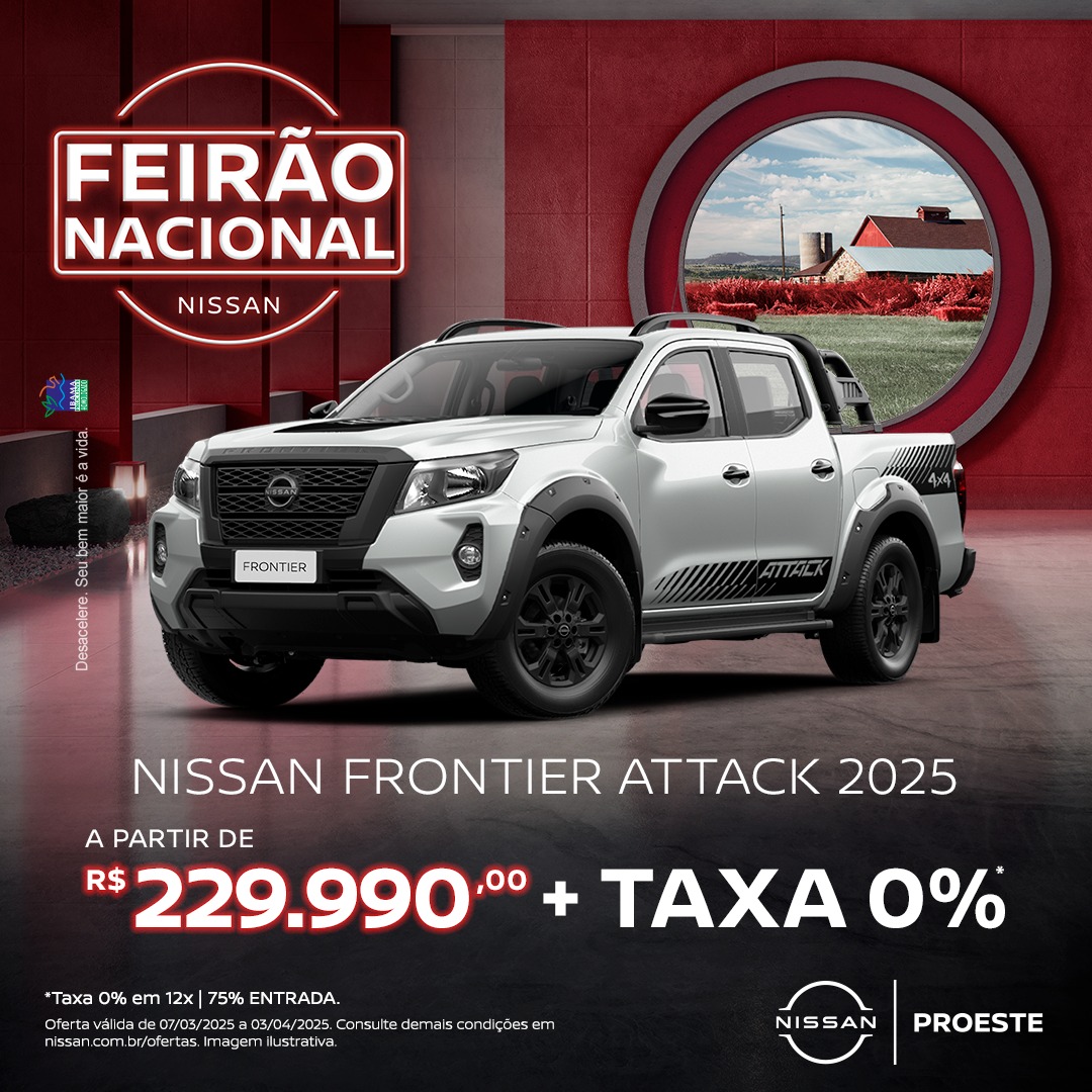 Proeste - 💪 Nissan Frontier Attack 2025: A força que desafia qualquer ...