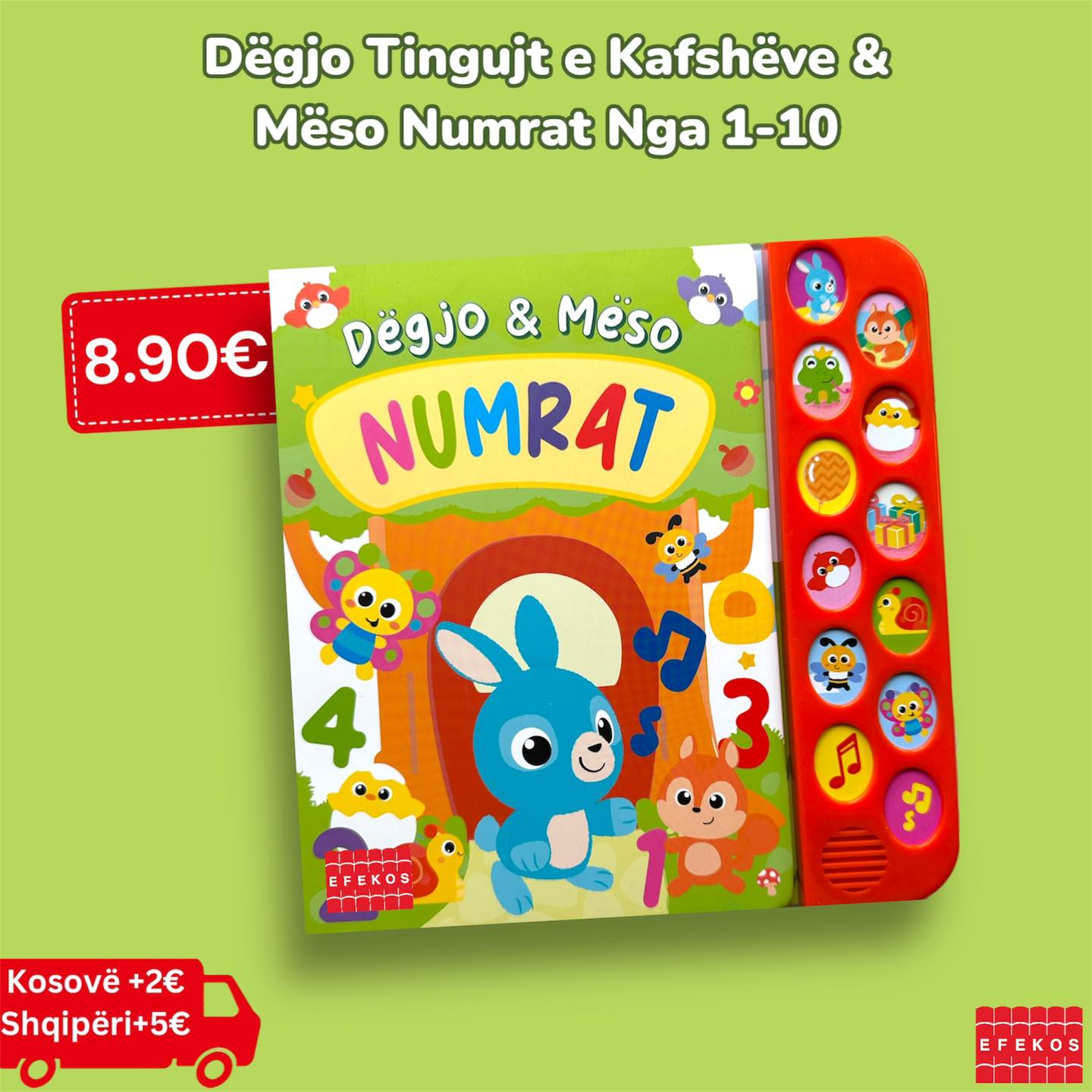 BOTIMET - “Numrat” - Mëso numrat nga 1-10 dhe dëgjo tingujt e kafshëve ...