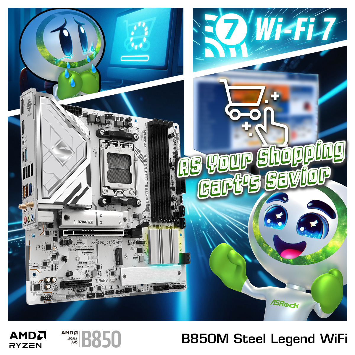 What upgrades for Asrock B450 Steel Legend motherboard with Ryzen 7?