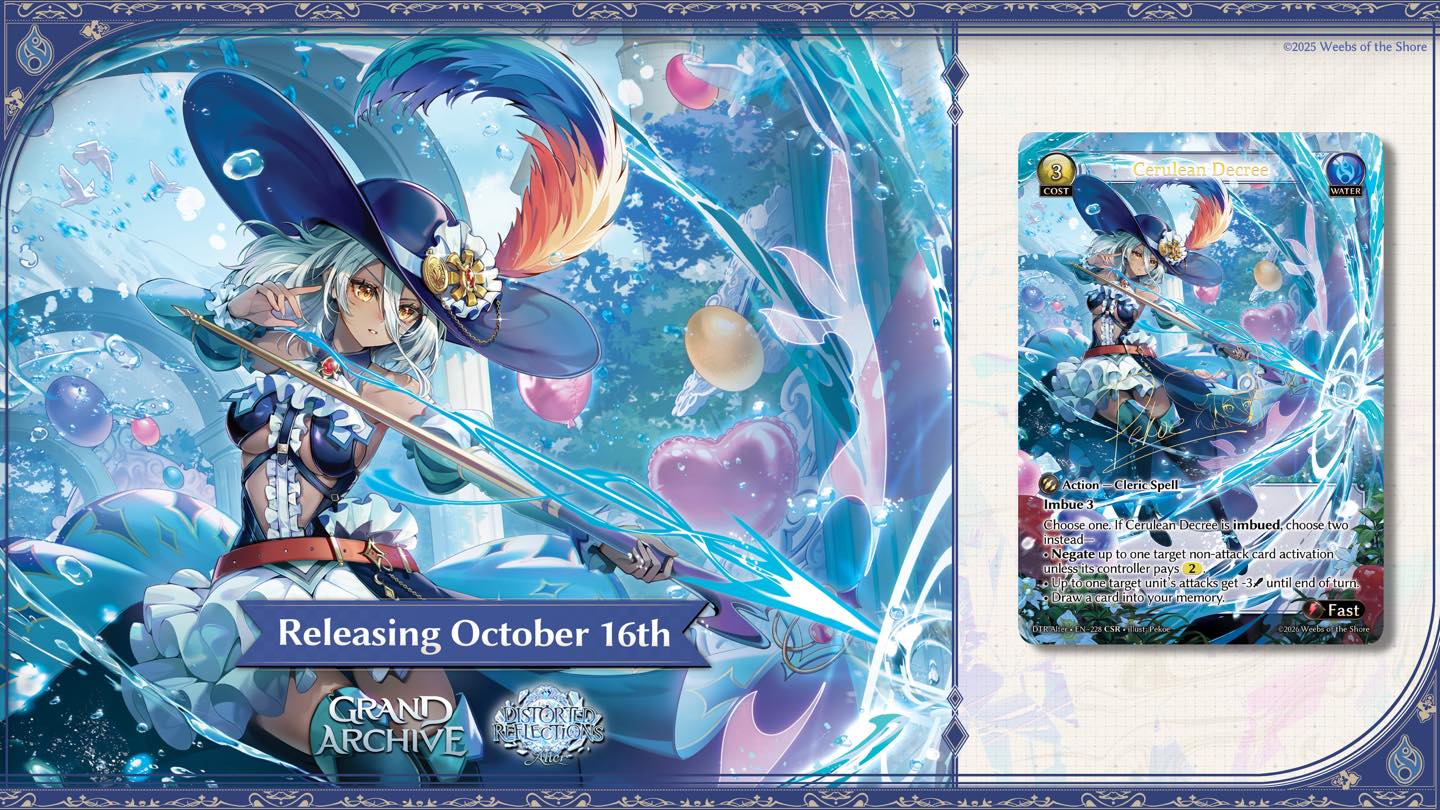 Grand Archive TCG's Distorted Reflections Alter Edition cards