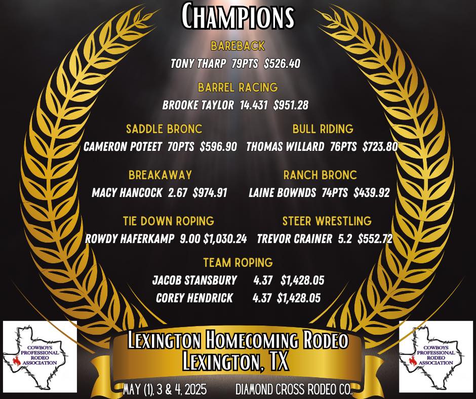 CPRA (Cowboys Professional Rodeo Association) | Conroe TX