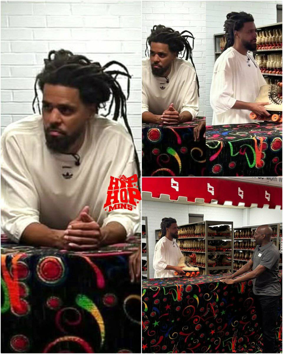J. Cole Draws Crowd In Phoenix After Stopping By Auto Shop Fixing