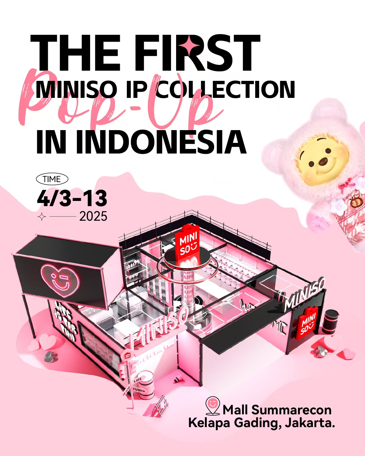 MINISO - 🚀 The First MINISO IP Pop-Up Store in Indonesia! 🚀 Big news ...