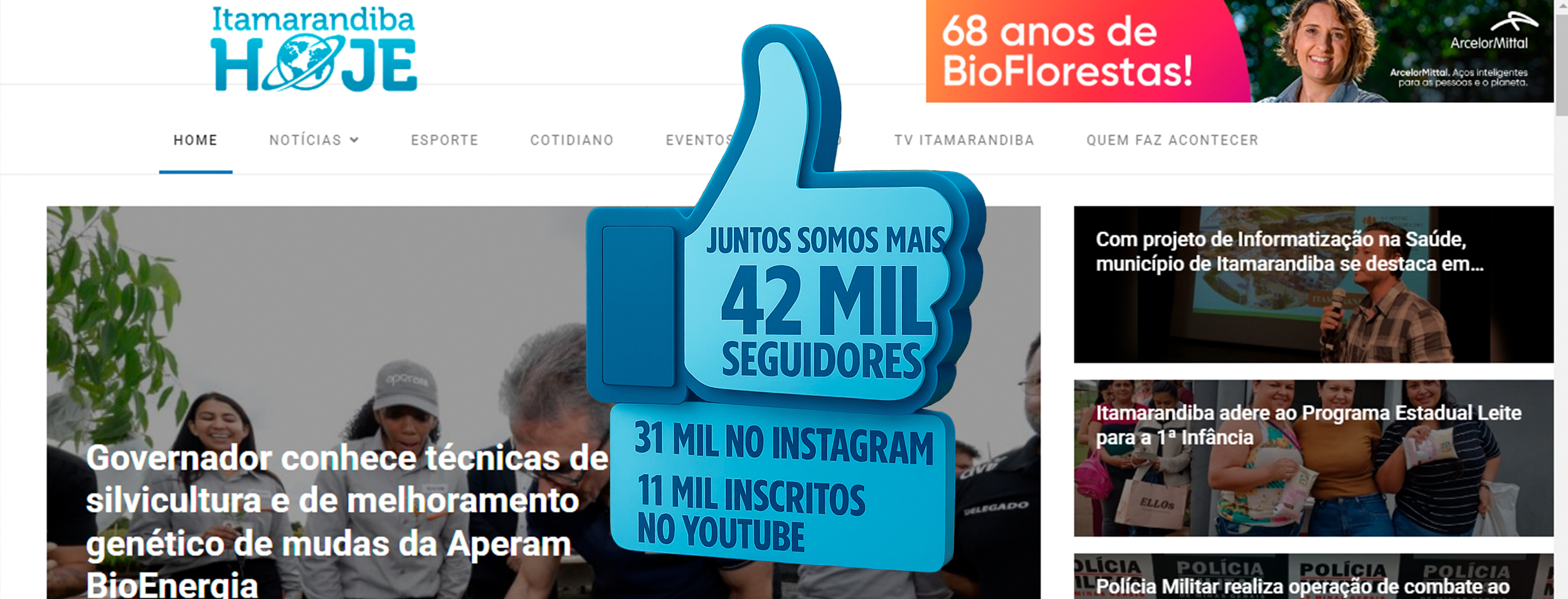 Prefeitura de... - Prefeitura de Itamarandiba - ASCOM