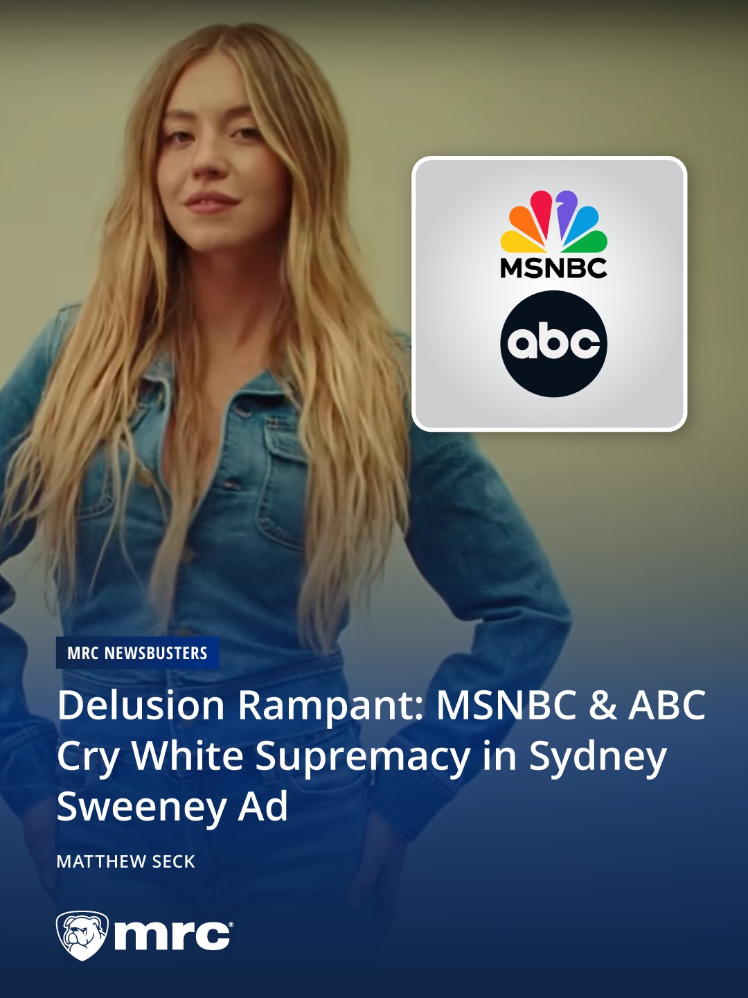 Media - MSNBC and ABC are crashing out over American Eagle's ad with ...