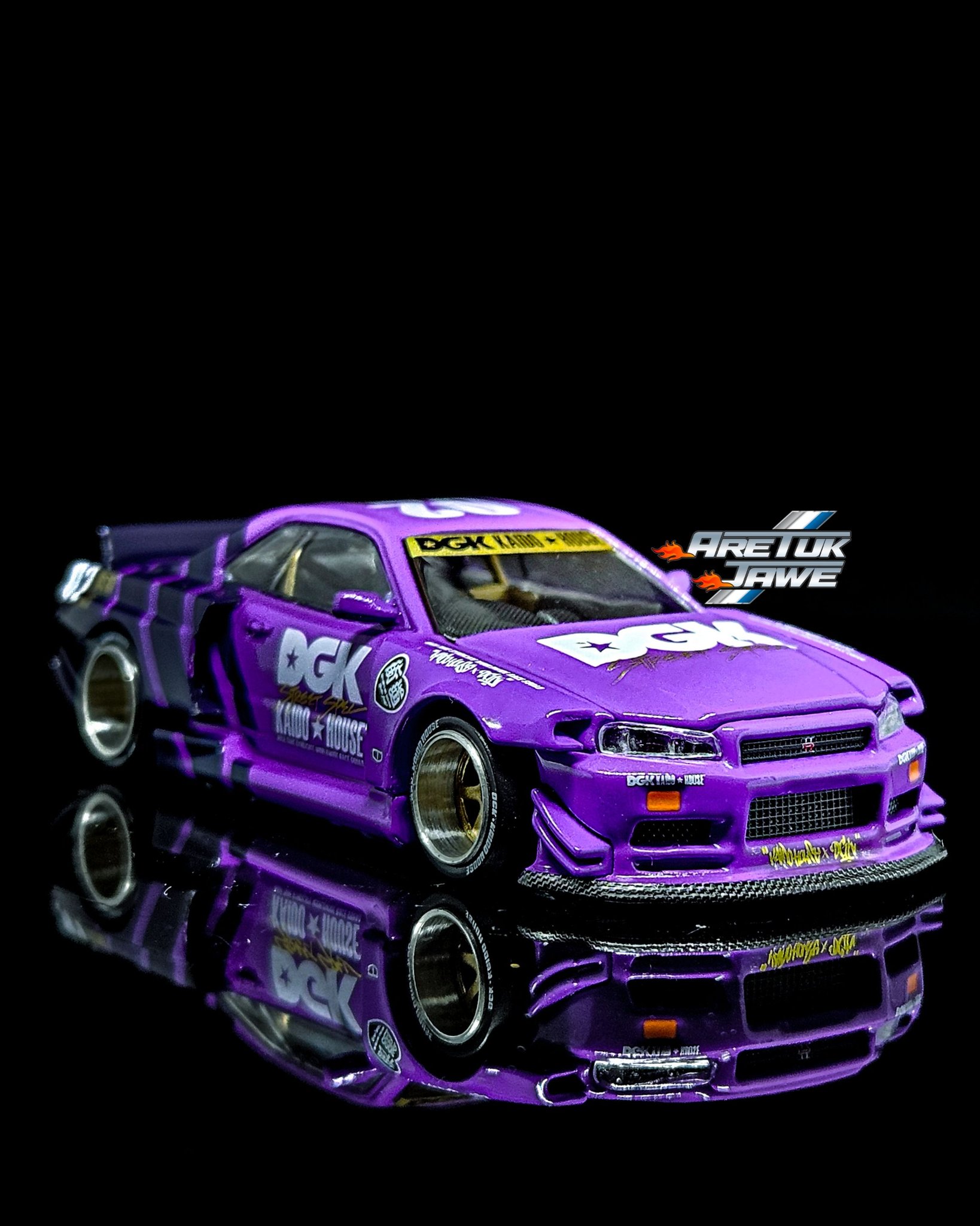 DGK x KAIDO HOUSE Roulette Racer R34 Skyline GT-R IN HAND