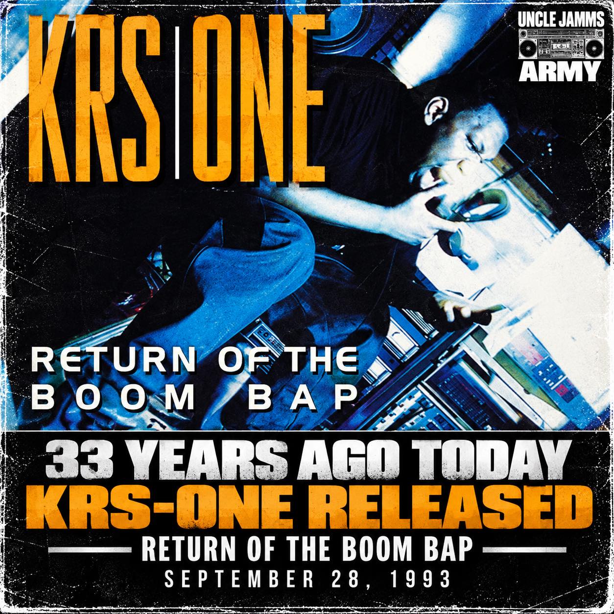 USオリジナル極美盤 KRS-ONE Return Of The BoomBap Krs-one return of the boom bap album 1993
