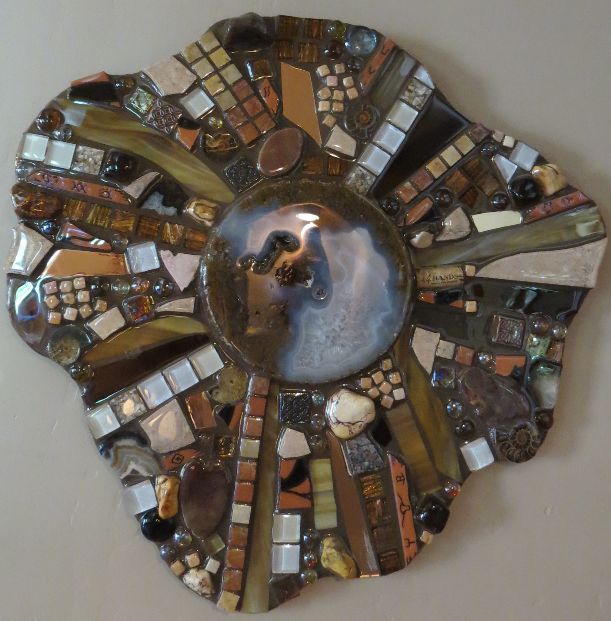 Mosaic glass wall tiles from Samarra, Iraq
