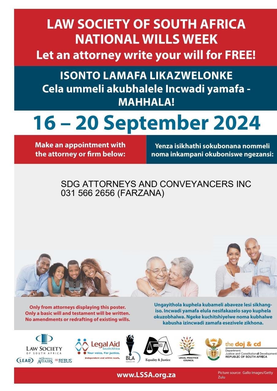 SDG Attorneys and Conveyancers Inc | Umhlanga Rocks