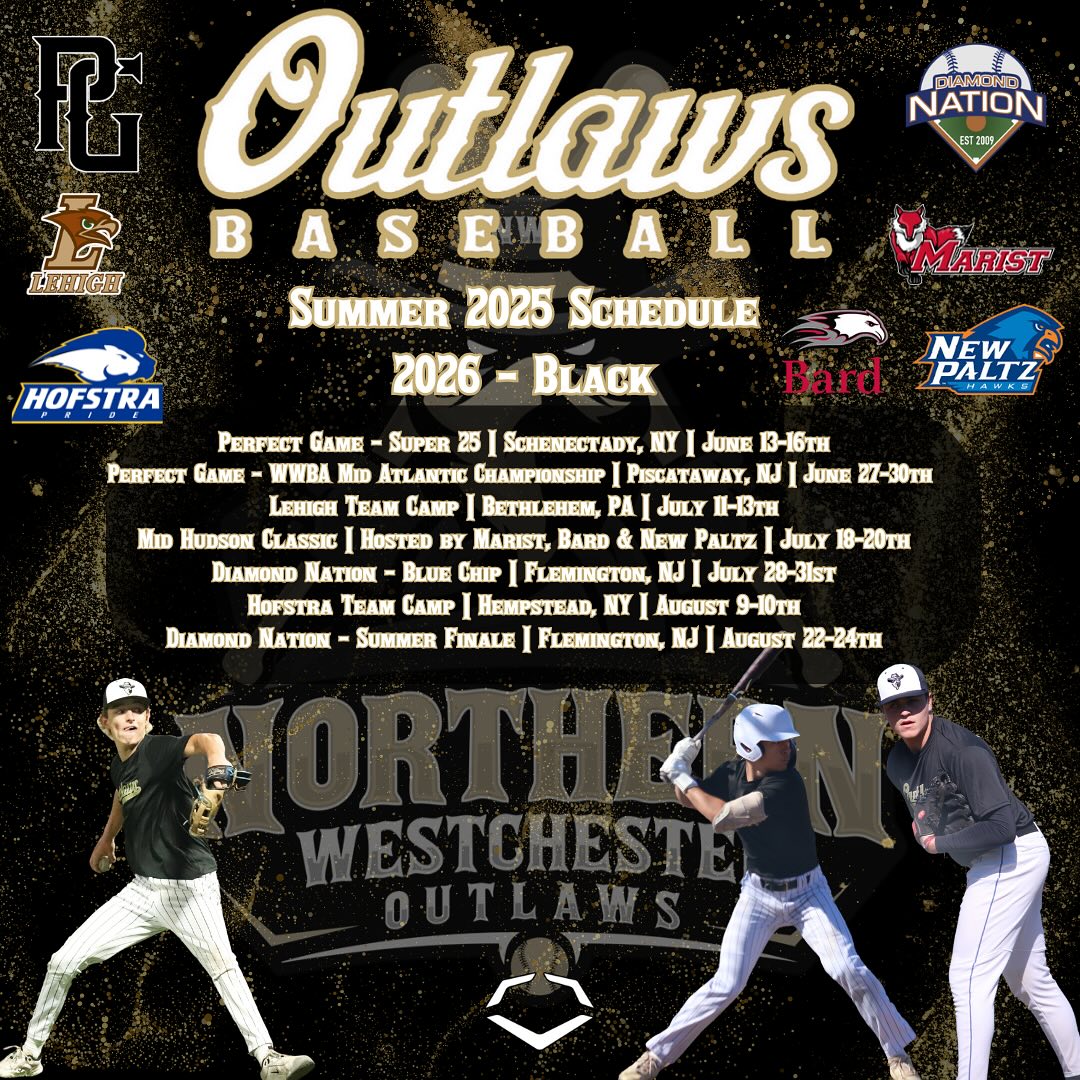🔥2025 Summer Schedule... - Northern Westchester Outlaws | Facebook
