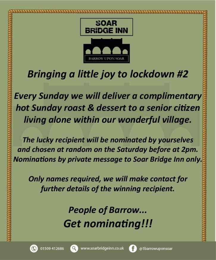 Soar Bridge Inn - This week we will be delivering to THREE...