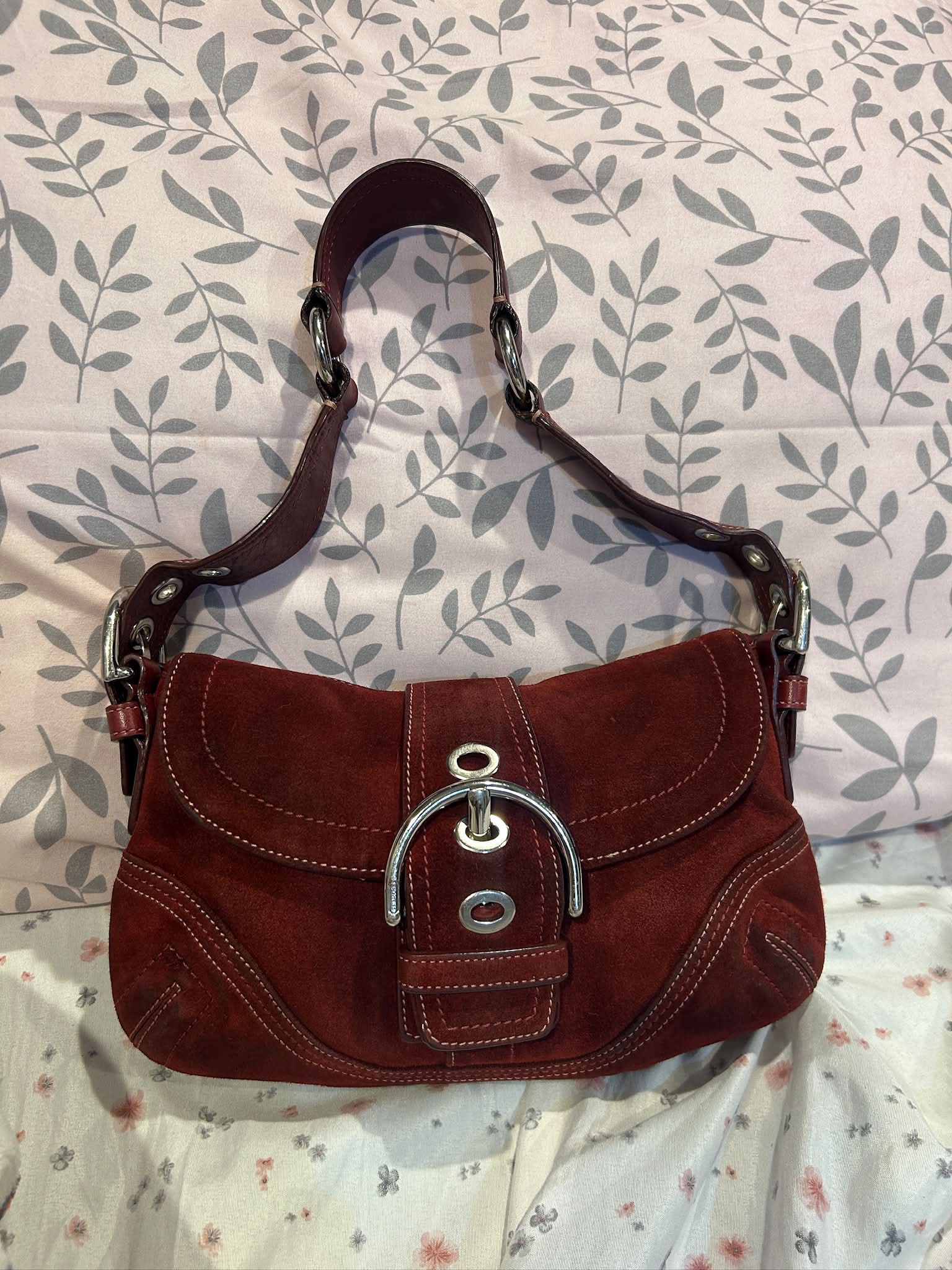 Is anyone selling the red suede Soho bag?