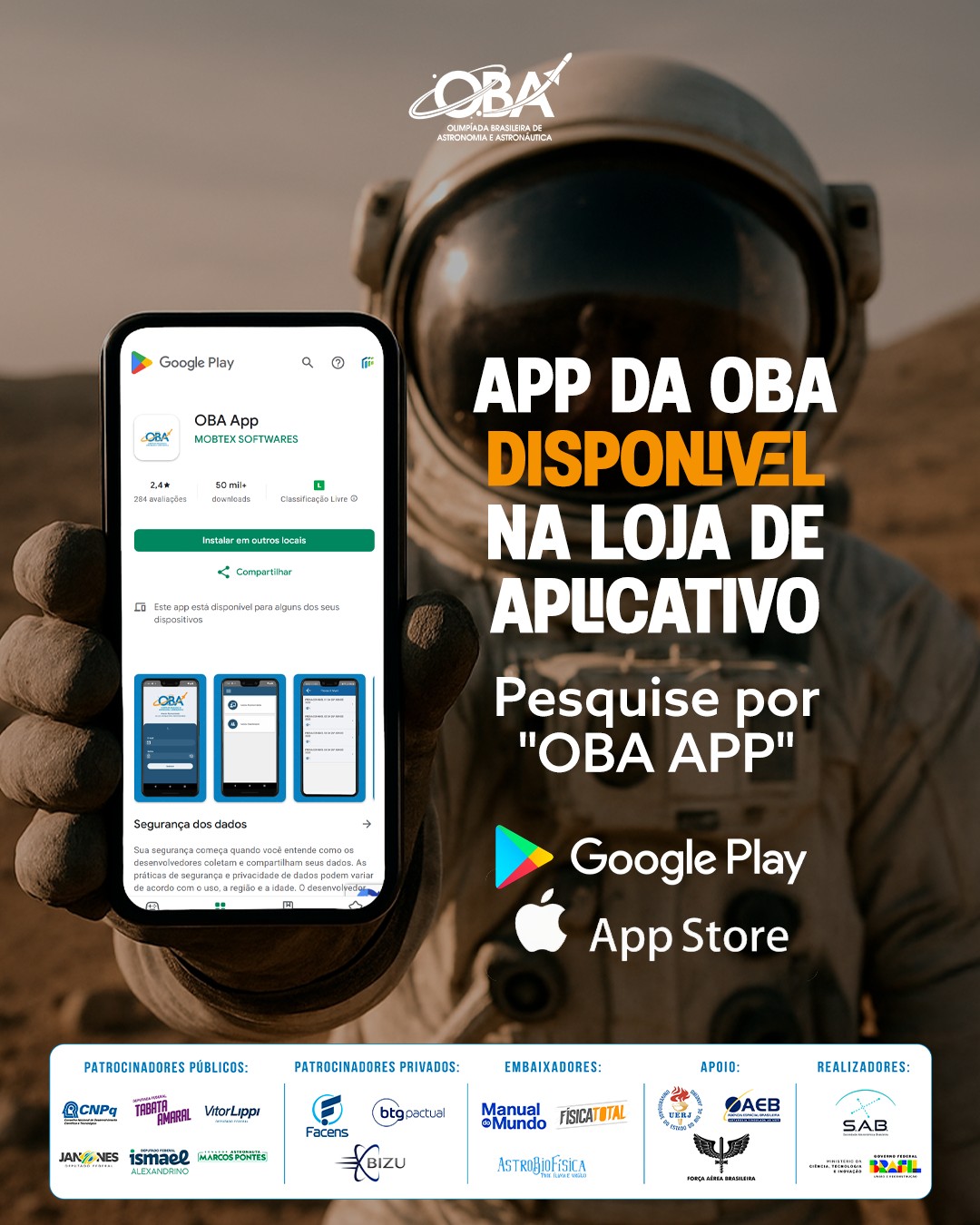 OBA - 🎉 OBA App já está disponível! Com o OBA App, as escolas podem ...