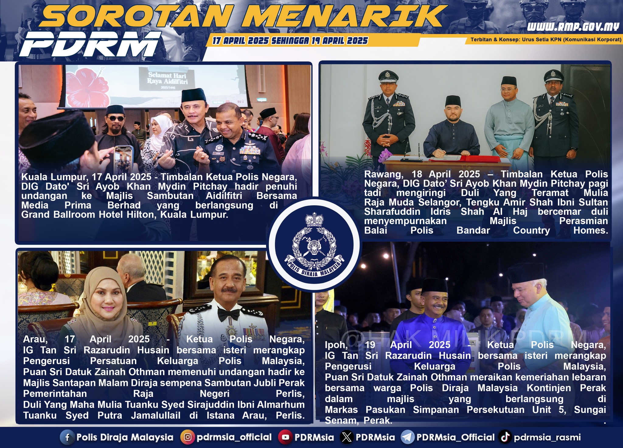 Polis - #SorotanMenarikPDRM SOROTAN BERITA MENARIK DARI 17 HINGGA 19 ...