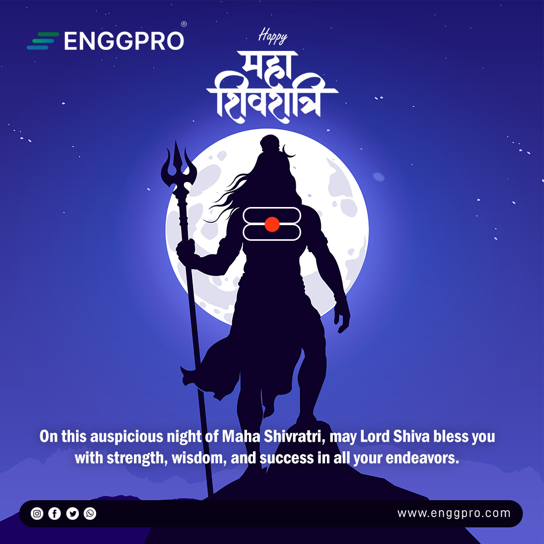 Enggpro - On this auspicious night of Maha Shivratri, may Lord Shiva ...
