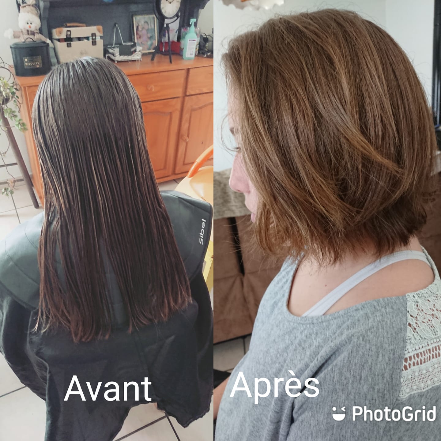 Coupe Au Carre Dégradé Femme