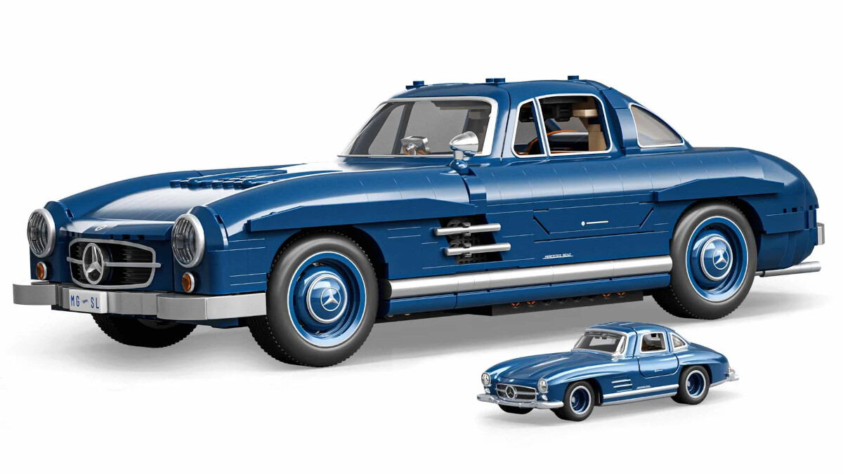 1982 Tomica Mercedes Benz 300sl Silver Gullwing