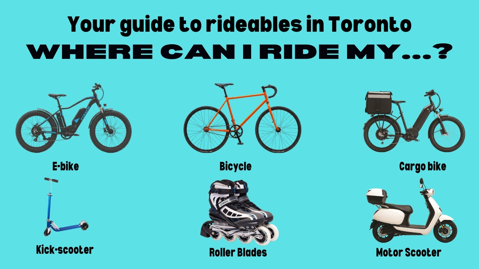City of Toronto - Micromobility, also known as rideables,... | Facebook