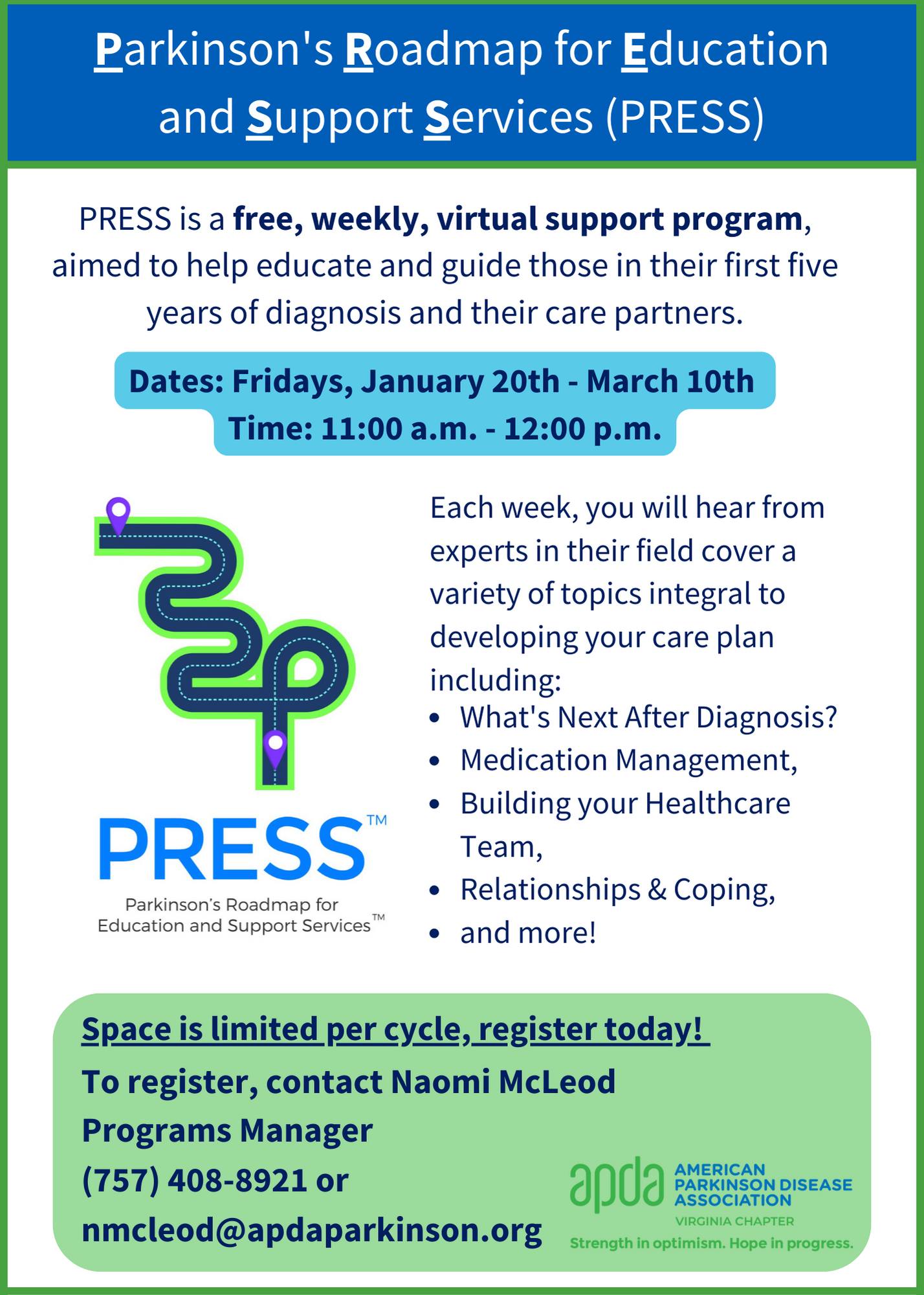 APDA Virginia - 🚨 New Program Alert! Have you been... | Facebook