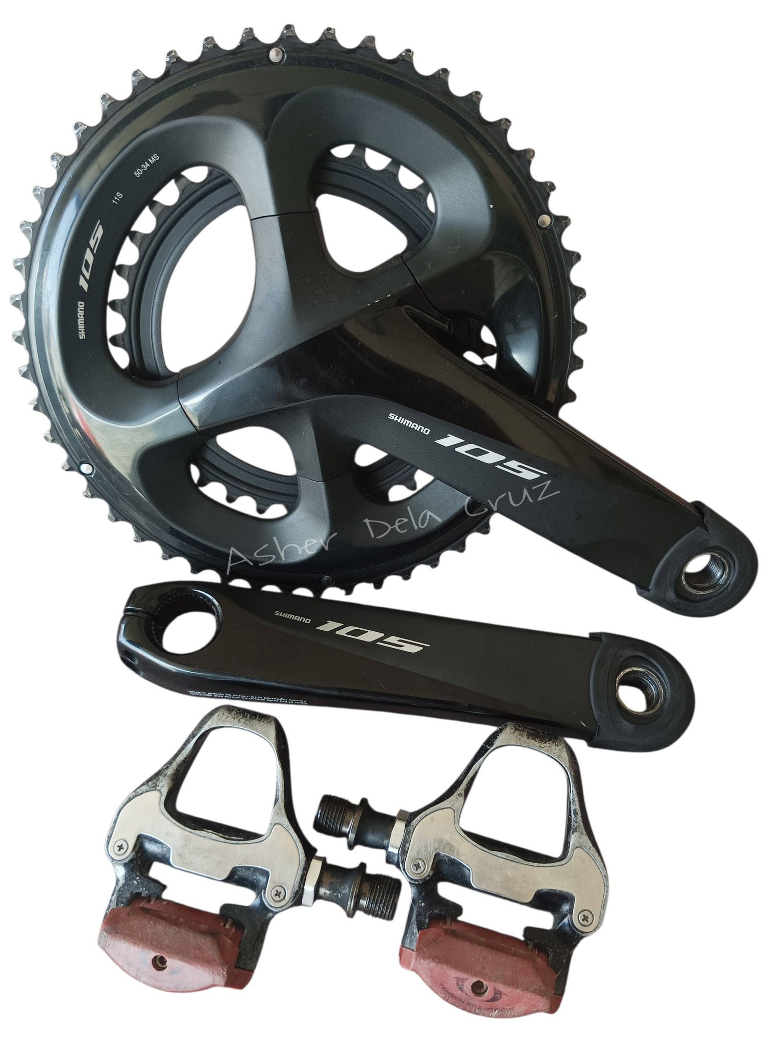 Shimano 105 170mm FC-R7000 50-34 MS 11S Shimano 105 FC-R7000 11 x
