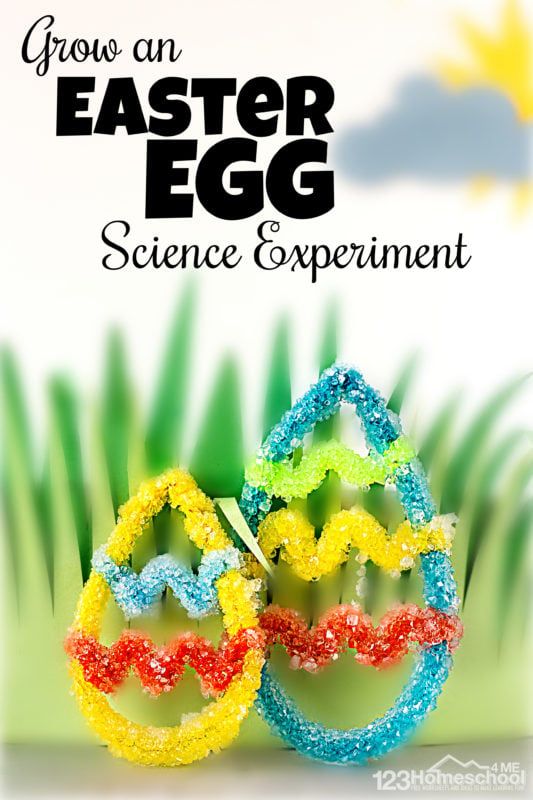 123 - Grow an Easter Egg Science Experiment and Activities https://www ...