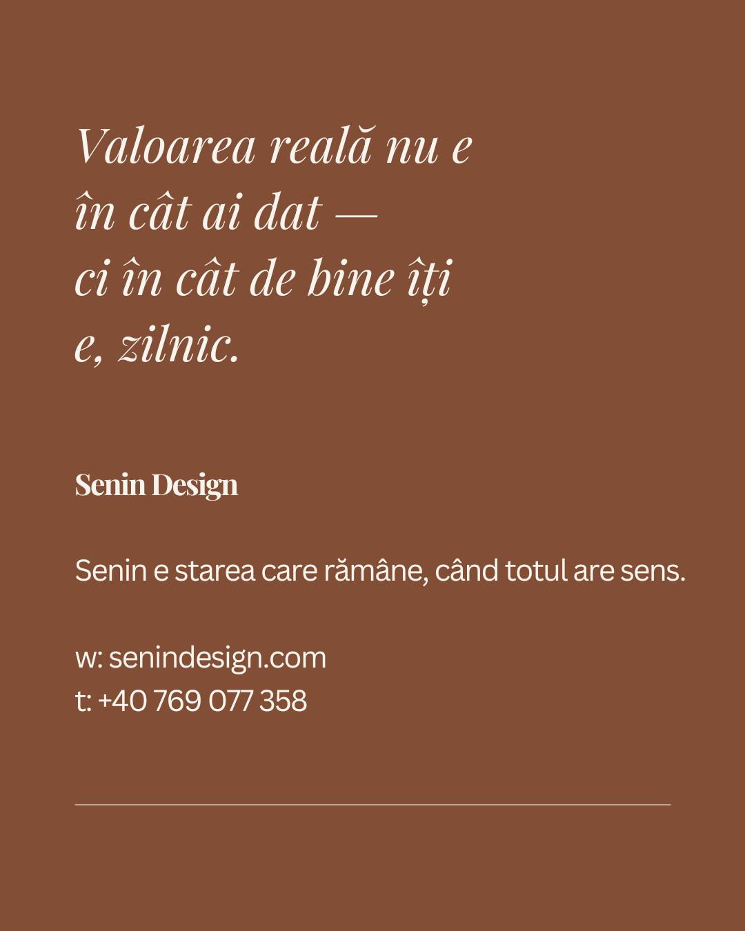 Senin Design