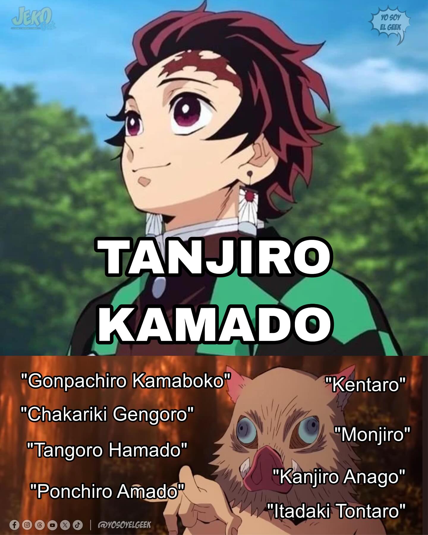 Yo - Inosuke y sus problemas con los nombres 😅 #inosuke #demonslayer # ...
