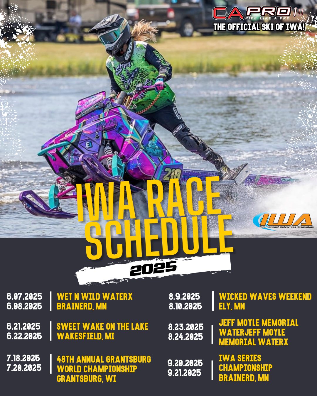 C&A - Watercross Wednesday is back! Get ready—the IWA Racing just ...