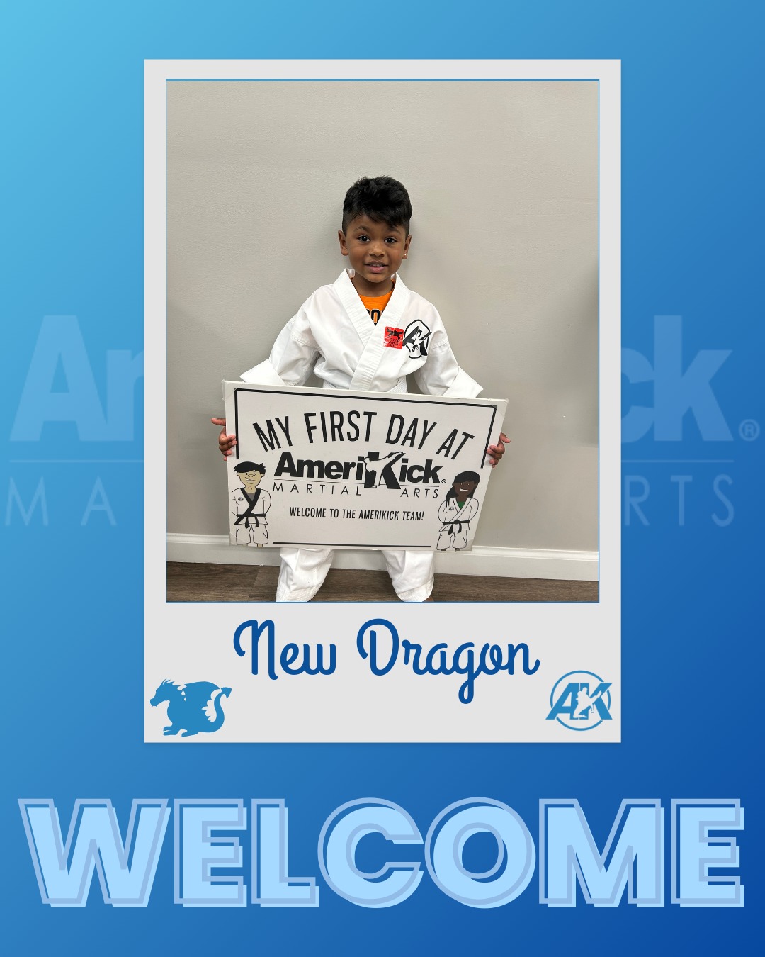 AmeriKick - Welcome Kavin to AmeriKick!! 🥳🐲🥋 Kavin just joined the ...
