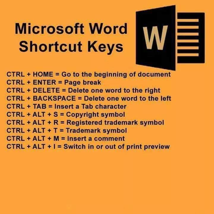 MICROSOFT WORD SHORTCUTS... - Civil Engineering Construction