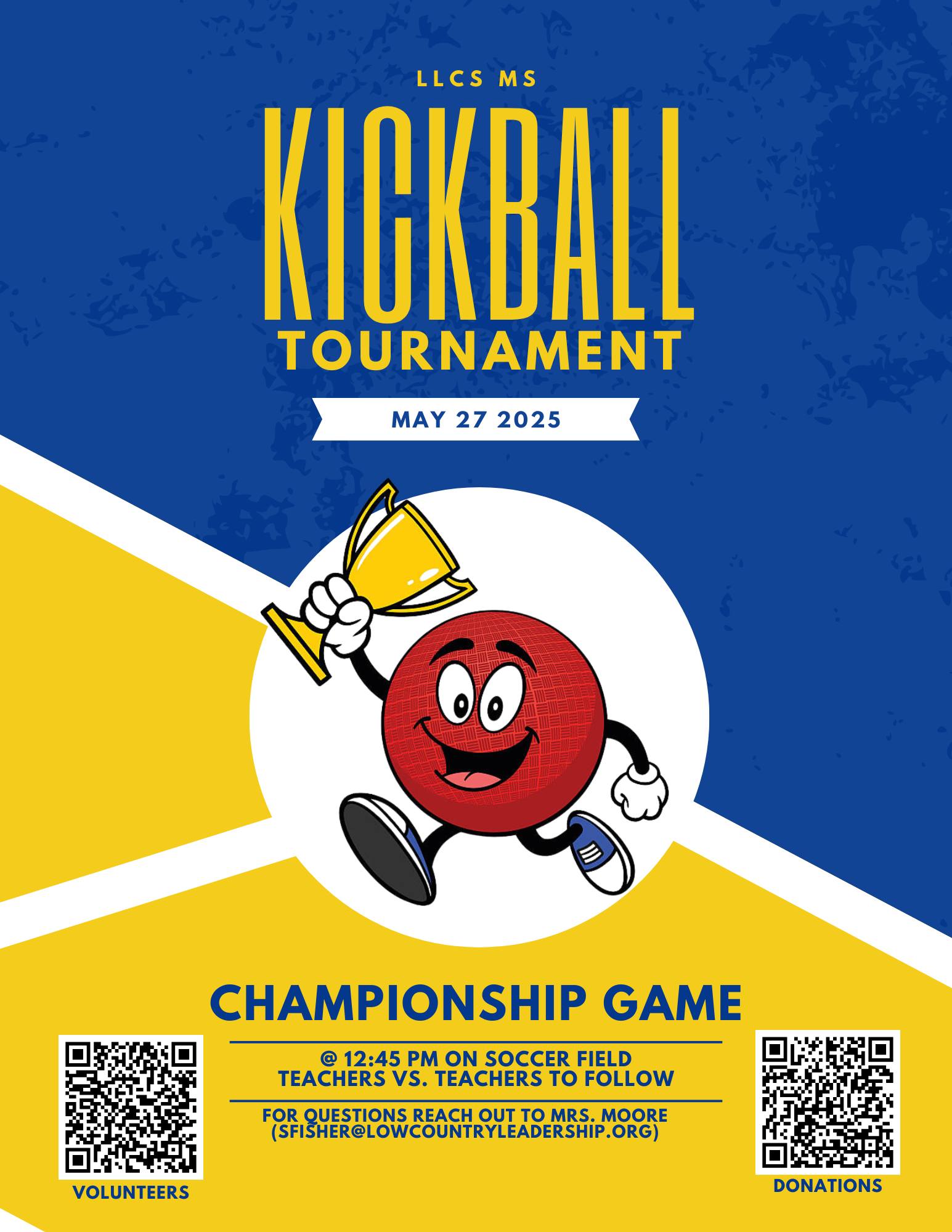 Lowcountry - 🥎🎉 We're closing out the school year with an EPIC Kickball ...