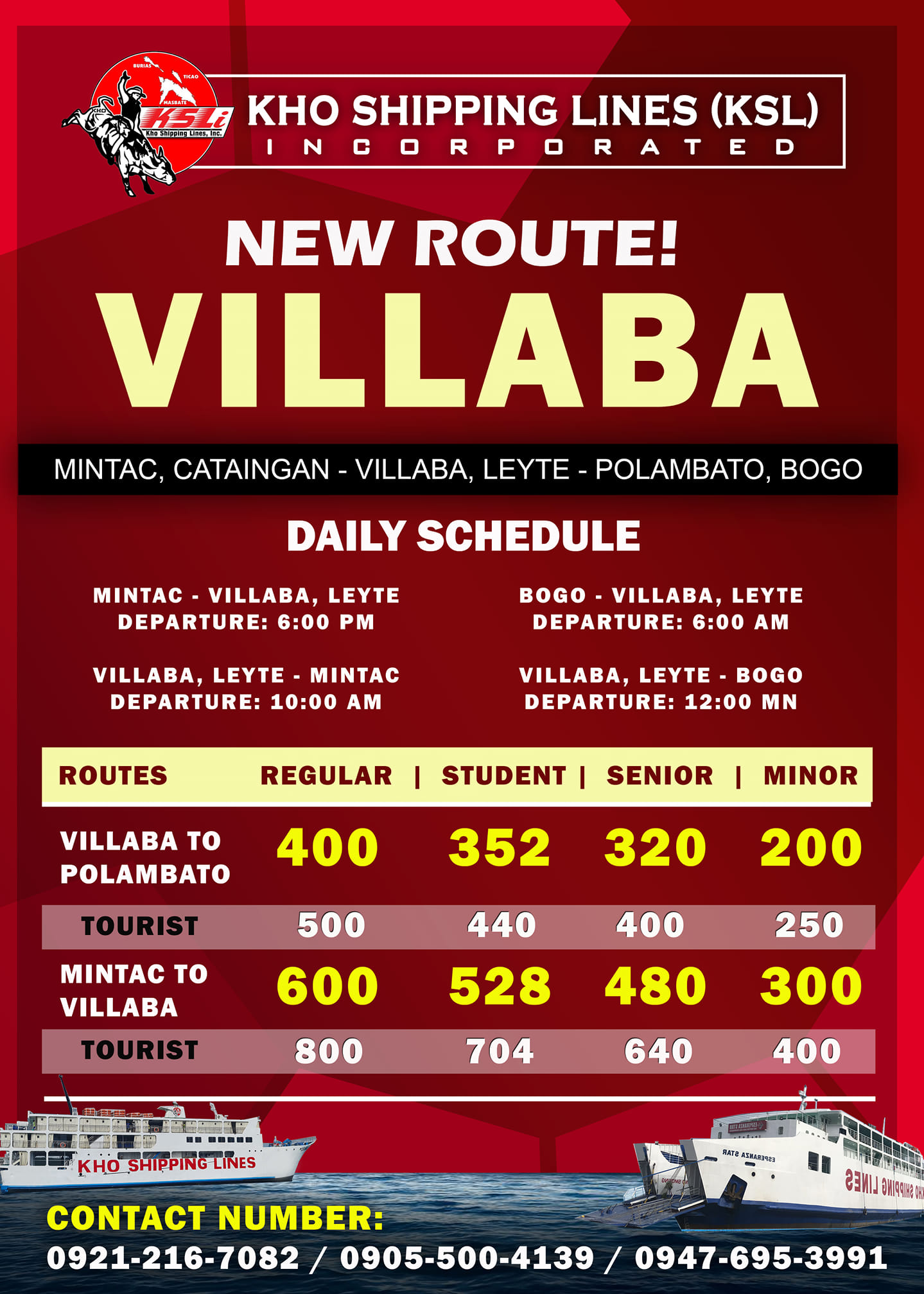VIPSI - New Route! 🚢 KHO Shipping Lines 📍 Mintac,... | Facebook
