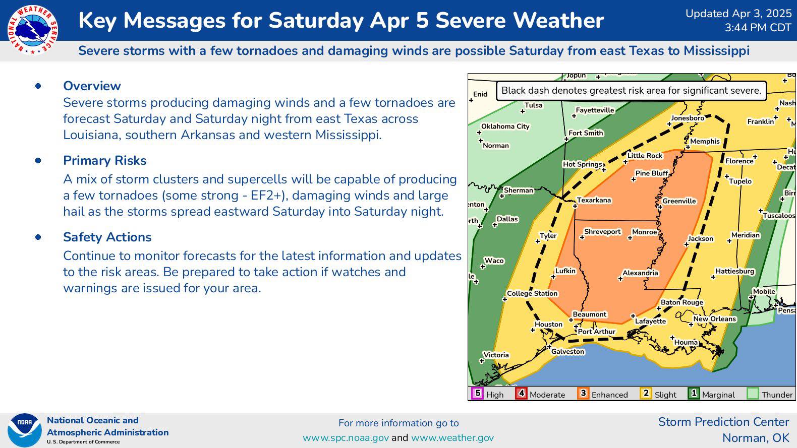 Tornado - Severe storms capable of producing a few tornadoes (some ...