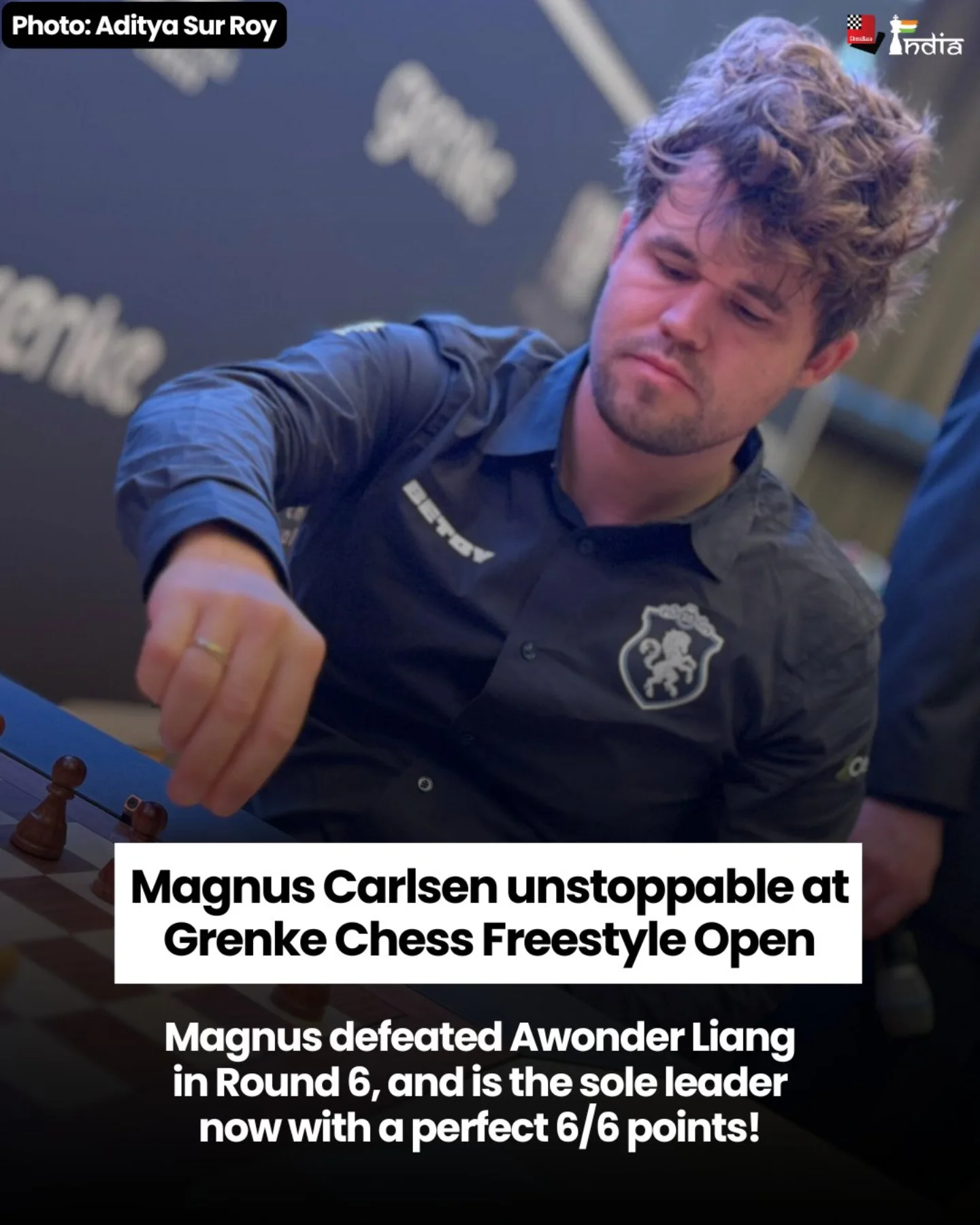 ChessBase - Magnus Carlsen just keeps winning! The World no.1 defeated ...