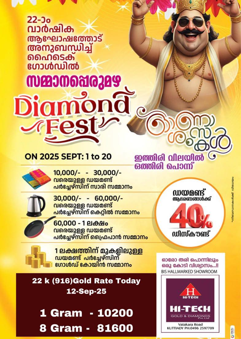 HI-TECH GOLD AND DIAMOND | Kuttiady