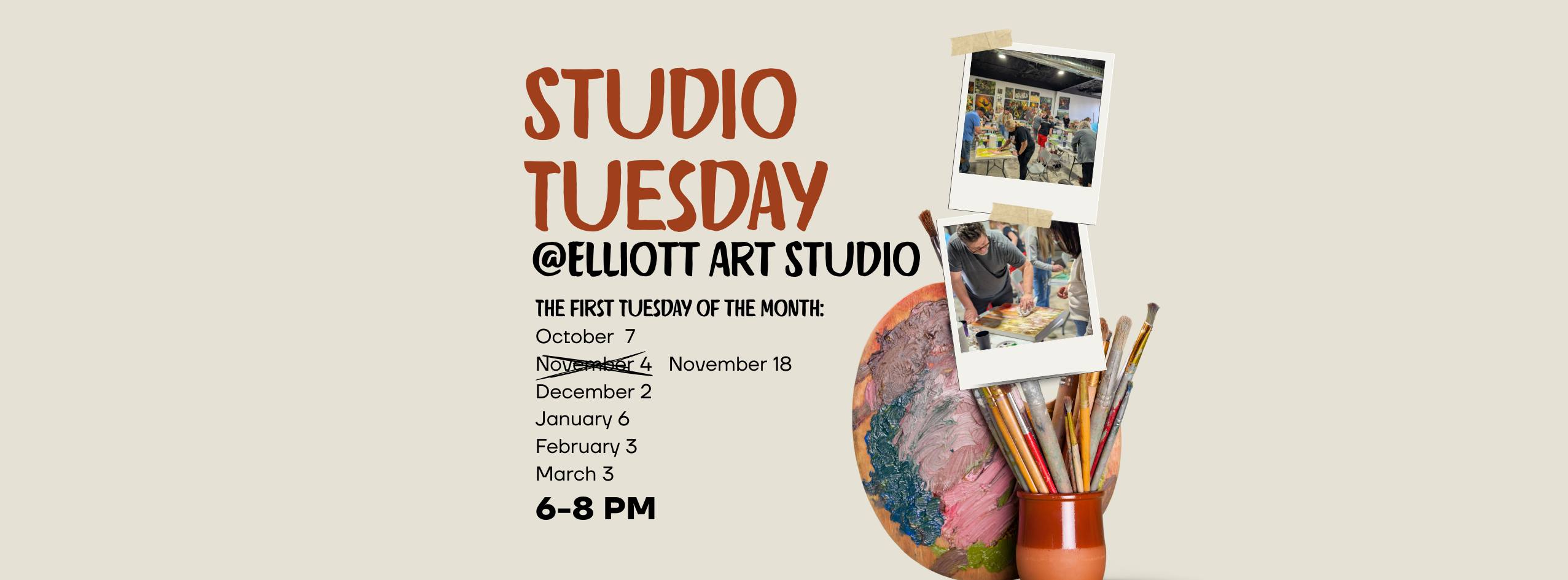 Studio Tuesday at Elliott Art Studio