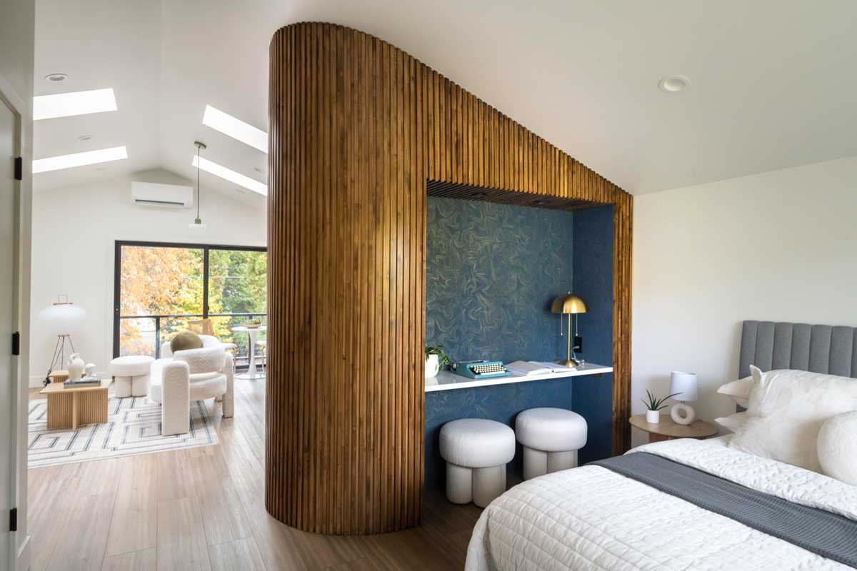 Evergreen - Compact living doesn’t have to feel small. Vaulted ceilings ...
