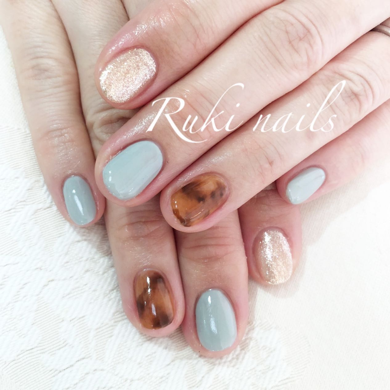 Ruki Nails 春色べっこう Nails Nail Naildesign Gel Gelnails Sapporo Hokkaido Nailsalon Sinsapporo 江別 札幌 北海道 北広島 厚別区 新札幌 厚別区ネイルサロン 新札幌ネイルサロン ネイル ネイルサロン ジェル ジェルネイル プライベートサロン ネイルアート
